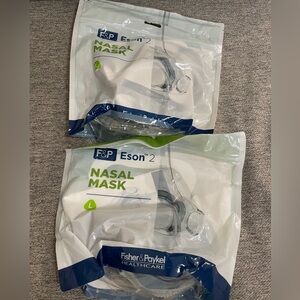 Lot Eson 2 Nasal Mask Large .NEW IN ORIGINAL PACKAGING!! Lot of 2